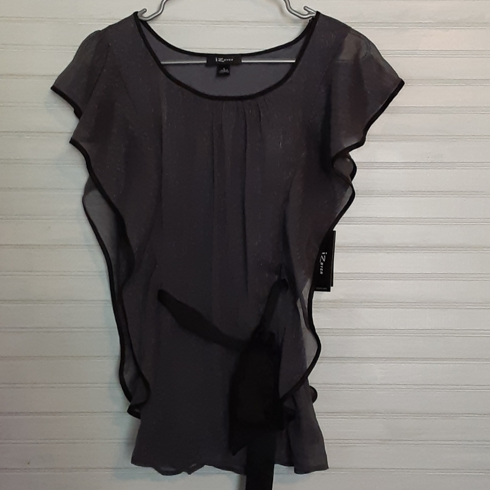 Ruffle Sleeve Blouse